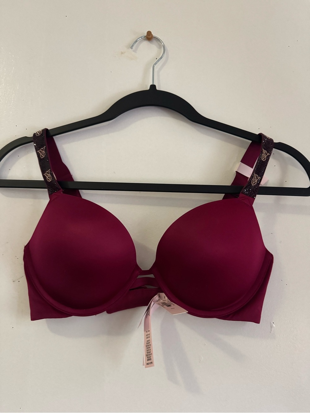 PINK Victoria's Secret Wine Molded T-Shirt Bra
